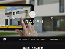 Tablet Screenshot of krakenrealtime.com